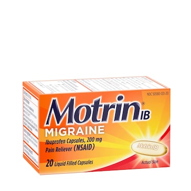 Motrin IB Liquid Gels, 20 Count