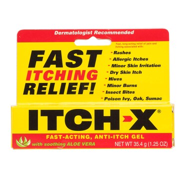 Itch-X Fast-Acting Anti-Itch Gel, 1.25 Ounce (Pack of 4)