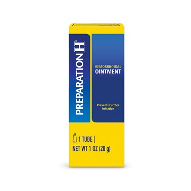 PREPARATION H Hemorrhoid Symptom Treatment Ointment, Itching, Burning &amp; Discomfort Relief, Tube (2.0 Ounce)