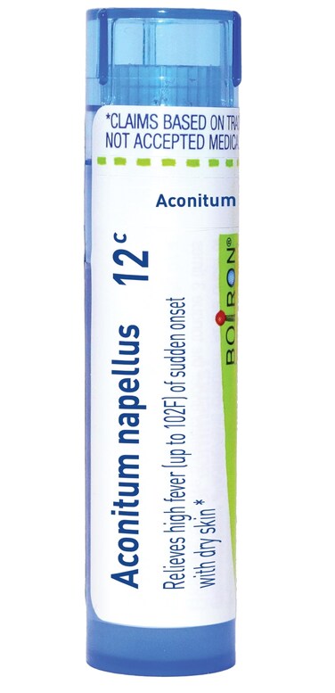 Boiron Aconitum Napellus 12C Homeopathic Medicine for Fever - 80 Pellets