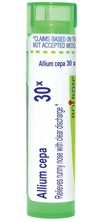 Boiron Allium Cepa 30X for Runny Nose with Clear Discharge - 80 Pellets