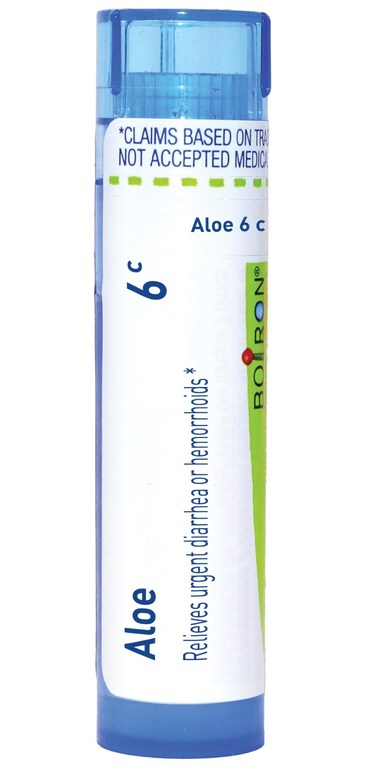 Boiron Aloe 6C for Urgent Diarrhea or Hemorrhoids - 80 Pellets