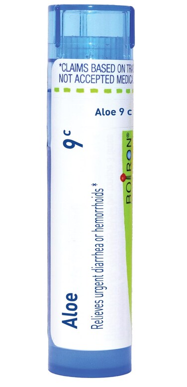 Boiron Aloe 9C for Urgent Diarrhea or Hemorrhoids - 80 Pellets