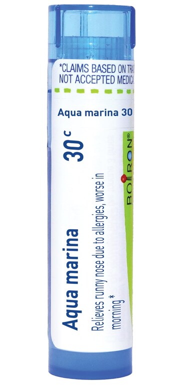 Boiron Aqua Marina 30C for Runny Nose Due to Allergies - 80 Pellets