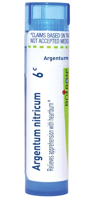 Boiron Argentum Nitricum 6C Homeopathic Medicine Apprehension &amp; Stage Fright - 80 Pellets