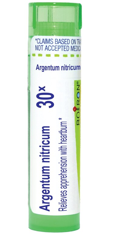 Boiron Argentum Nitricum 30X for Apprehension with Heartburn - 80 Pellets
