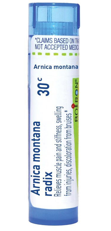 Boiron Arnica Montana Radix 30C for Muscle Pain, Stiffness, Swelling from Injuries, &amp; Bruising - 80 Pellets