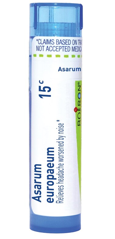 Boiron Asarum Europaeum 15C for Headaches Worsened by Noise - 80 Pellets