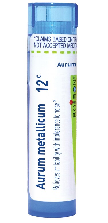 Boiron Aurum Metallicum 12C for Irritability with Intolerance to Noise - 80 Pellets