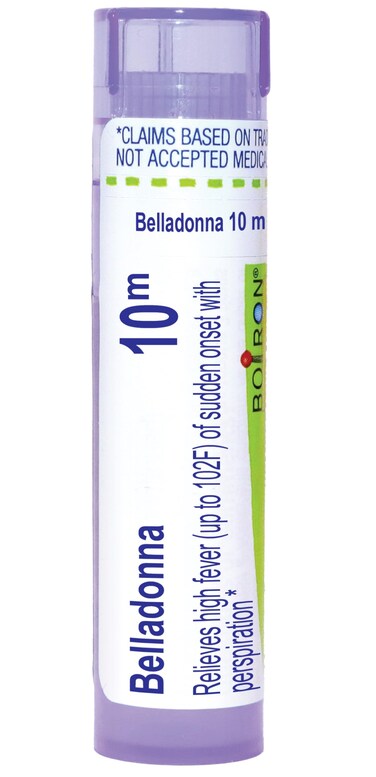 Boiron Belladonna 10M for High Fever of Sudden Onset with Perspiration - 80 Pellets