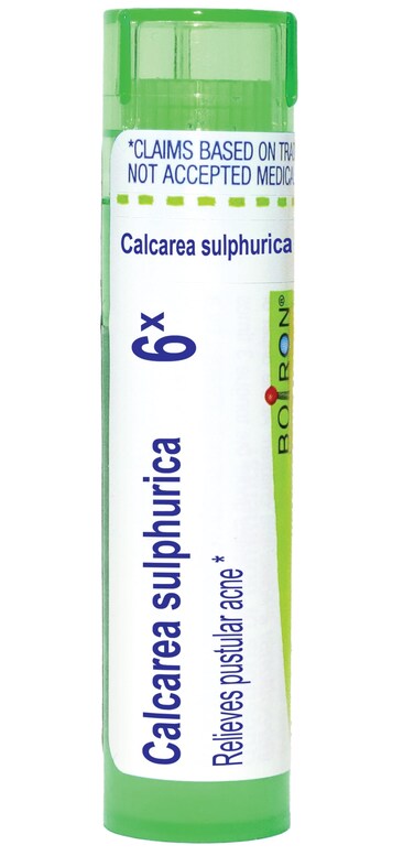 Boiron Calcarea Sulphurica 6X for Pustular Acne - 80 Pellets