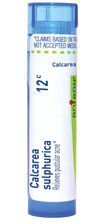 Boiron Calcarea Sulphurica 12C Homeopathic Medicine for Acne - 80 Pellets