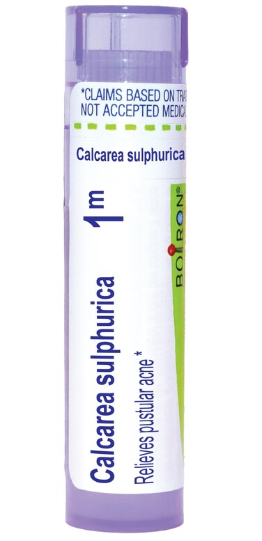 Boiron Calcarea Sulphurica 1M for Pustular Acne - 80 Pellets