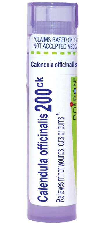 Boiron Calendula Officinalis 200Ck for Minor Wounds, Cuts, &amp; Burns - 80 Pellets