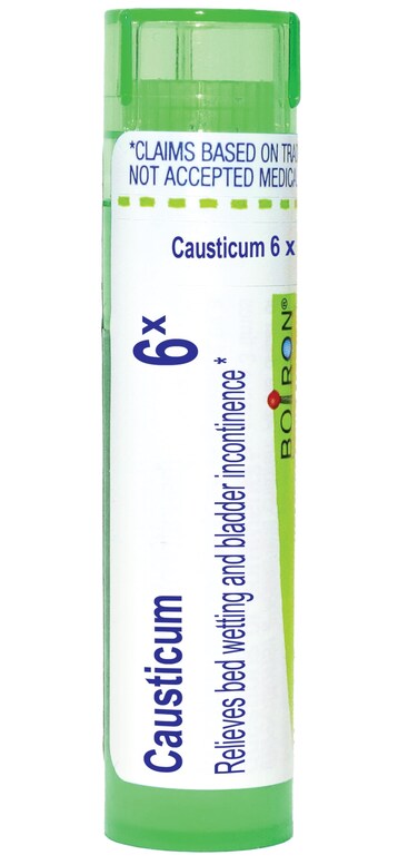Boiron Causticum 6X for Bed-Wetting &amp; Bladder Incontinence - 80 Pellets