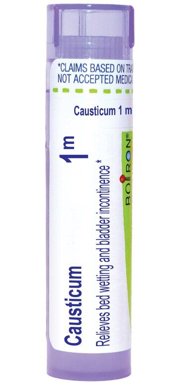Boiron Causticum 1M for Bed-Wetting &amp; Bladder Incontinence - 80 Pellets