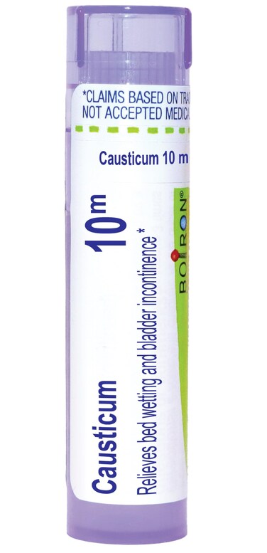 Boiron Causticum 10M for Bed-Wetting &amp; Bladder Incontinence - 80 Pellets