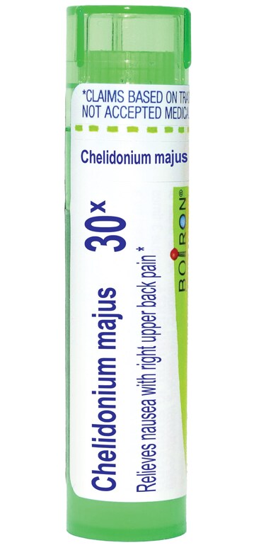 Boiron Chelidonium Majus 30X for Nausea with Upper Back Pain - 80 Pellets