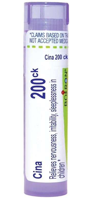 Boiron Cina 200Ck Homeopathic Medicine for Nervousness, Sleeplessness in Children - 80 Pellets