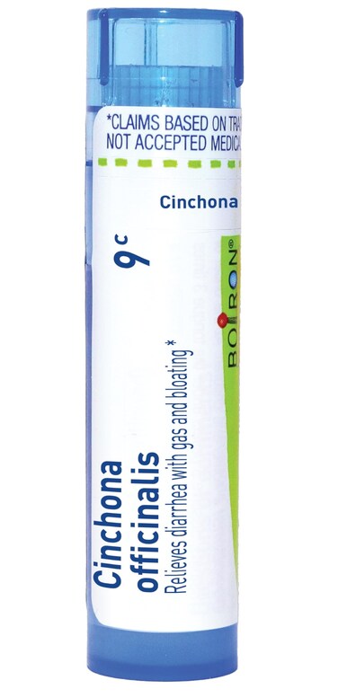 Boiron Cinchona Officinalis 9C Homeopathic Medicine for Diarrhea with Gas &amp; Bloating - 80 Pellets