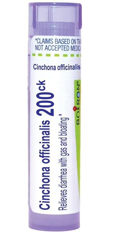 Boiron Cinchona Officinalis 200Ck Homeopathic Medicine for Diarrhea with Gas &amp; Bloating - 80 Pellets