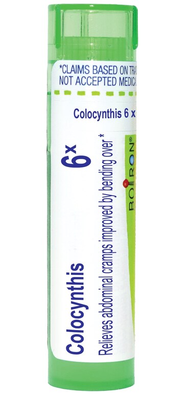Boiron Colocynthis 6X Homeopathic Medicine for Abdominal Cramps - 80 Pellets