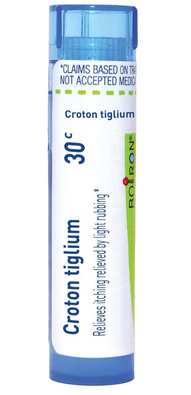 Boiron Croton Tiglium 30C Homeopathic Medicine for Itching - 80 Pellets