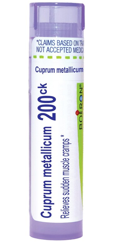 Boiron Cuprum Metallicum 200Ck Homeopathic Medicine for Leg &amp; Muscle Cramps - 80 Pellets