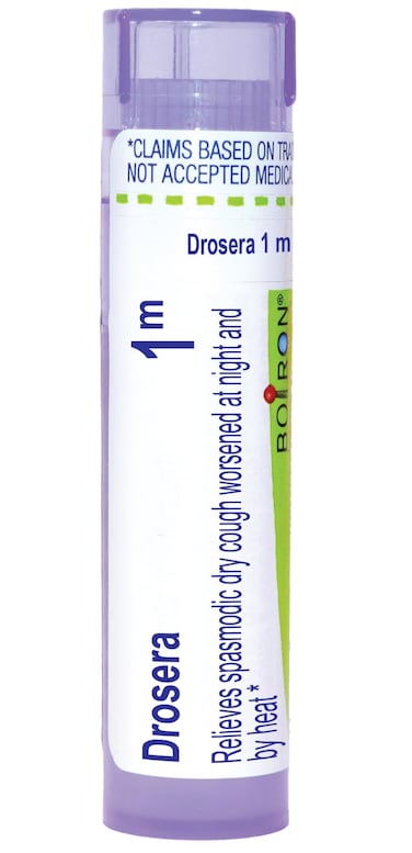 Boiron Drosera Rotundifolia 1M for Spasmodic Dry Cough - 80 Pellets
