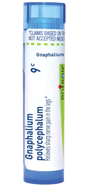 Boiron Gnaphalium Polycephalum 9C Homeopathic Medicine for Sharp Nerve Pain in The Legs - 80 Pellets