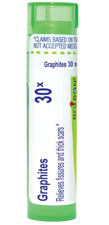 Boiron Graphites 30X Homeopathic Medicine for Fissures &amp; Thick Scars - 80 Pellets