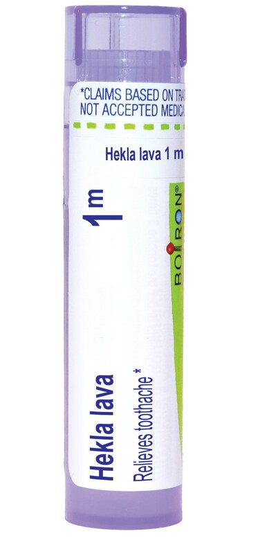 Boiron Hekla Lava 1M Homeopathic Medicine for Toothache - 80 Pellets
