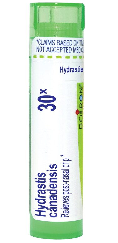 Boiron Hydrastis Canadensis 30X Homeopathic Medicine for Post-Nasal Drip - 80 Pellets