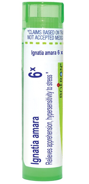 Boiron Ignatia Amara 6X for Apprehension &amp; Hypersensitivity to Stress - 80 Pellets