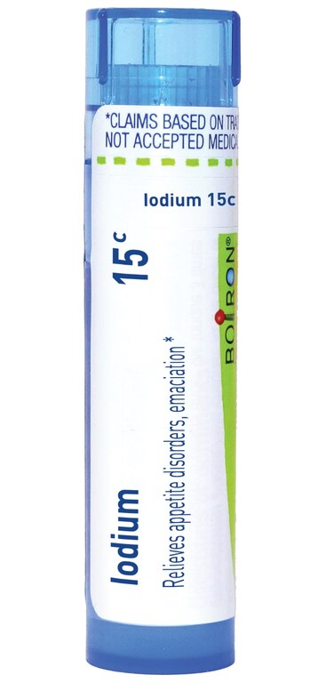 Boiron Iodium 15C for Appetite Disorders &amp; Emaciation - 80 Pellets