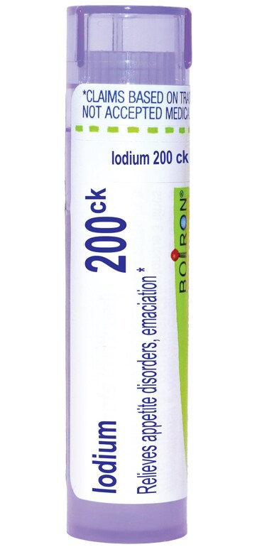 Boiron Iodium 200Ck for Appetite Disorders &amp; Emaciation - 80 Pellets