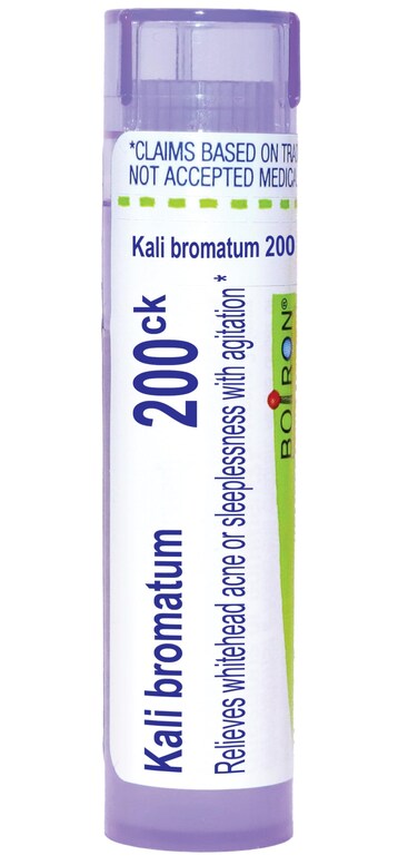 Boiron Kali Bromatum 200Ck for Sleeplessness with Agitation - 80 Pellets