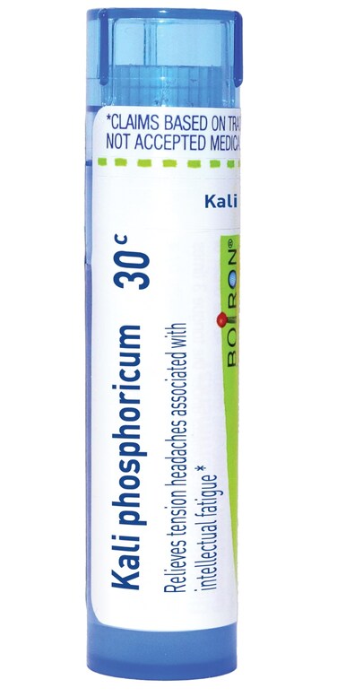 Boiron Kali Phosphoricum 30C Homeopathic Medicine for Headaches - 80 Pellets