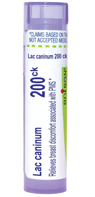 Boiron Lac Caninum 200Ck for Breast Discomfort Associated with PMS - 80 Pellets