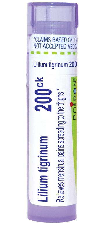Boiron Lilium Tigrinum 200Ck for Menstrual Pains Spreading to The Thighs - 80 Pellets