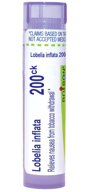 Boiron Lobelia Inflata 200Ck Homeopathic Medicine for Quitting Smoking - 80 Pellets
