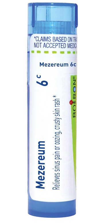 Boiron Mezereum 6C Homeopathic Medicine for Nasal Congestion - 80 Pellets