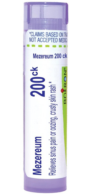 Boiron Mezereum 200CK Homeopathic Medicine for Sinus Pain - 80 Pellets