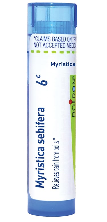 Boiron Myristica Sebifera 6C Homeopathic Medicine for Pain from Boils - 80 Pellets