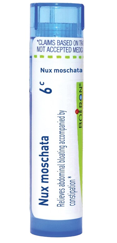 Boiron Nux Moschata 6C for Abdominal Bloating &amp; Constipation - 80 Pellets