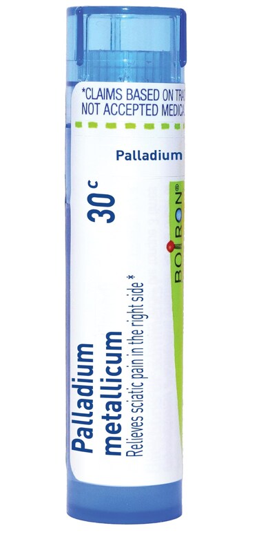 Boiron Palladium Metallicum 30C for Sciatic Pain in The Side - 80 Pellets