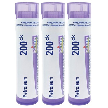 Boiron Petroleum 200ck Homeopathic Medicine for chapped or Cracked fingertips - Pack of 3 (240 Pellets)