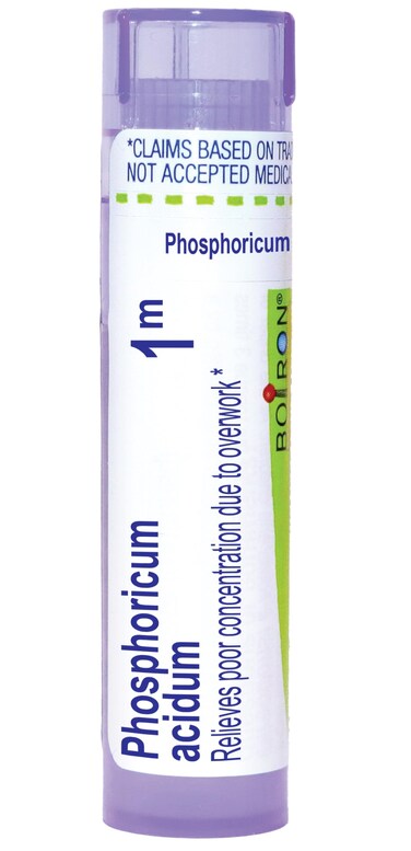 Boiron Phosphoricum Acidum 1M for Poor Concentration Due to Overwork - 80 Pellets
