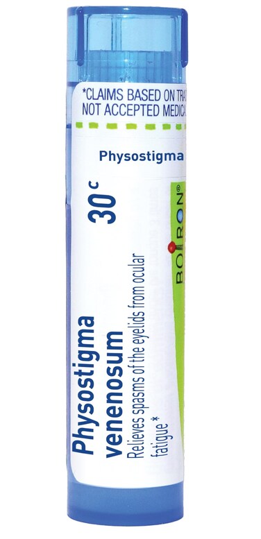 Boiron Physostigma Venenosum 30C for Eye Spasms from Ocular Fatigue - 80 Pellets