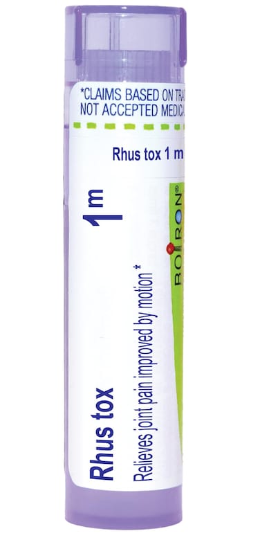 Boiron Rhus Toxicodendron 1M for Joint Pain Improved by Motion - 80 Pellets